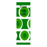Modern white circles green background
