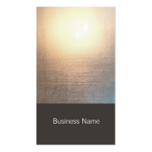 Modern Zen Glow Profile Business Card