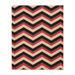 Modern Zig Zag Pattern Gallery Wrapped Canvas