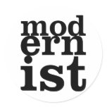 Modernist stickers