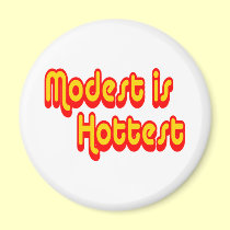 Modest is Hottest magnets