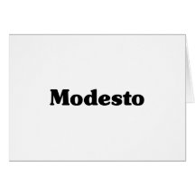 Modesto  Classic t shirts Greeting Card