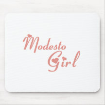 Modesto Girl tee shirts Mouse Pad