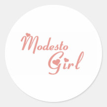 Modesto Girl tee shirts Stickers