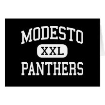 Modesto - Panthers - High - Modesto California Cards