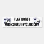 Modesto rugby bumper sticker