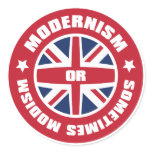 Mods Round Stickers