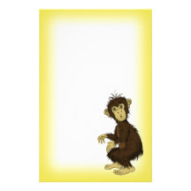 Moe Monkey Customized Stationery