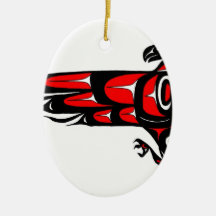 MOHAWK EAGLE CHRISTMAS TREE ORNAMENTS