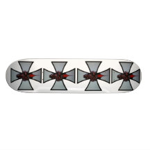 MOHAWK MILITIA Iron cross Sk8board Skateboard Deck