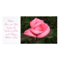 Mohter's Day Rose Photo Card