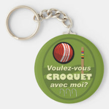 Moi d'avec de croquet de Voulez-vous ? Porte-clé