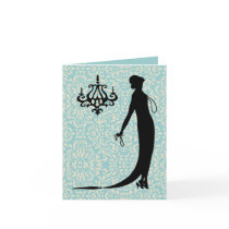 Moi Fashion Plate ~ Card French Nouveau Deco Paris