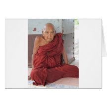 Moine dans Bago, Myanmar Cartes