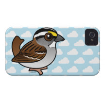 moineau Blanc-throated Coque iPhone 4 Case-Mate