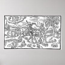 Mois de septembre 'le Shepheardes Calendar Affiche