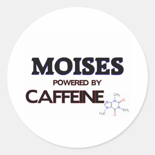 Moises powered by caffeine stickers