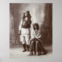 Mojave Apache Couple, 1890s Posters