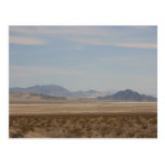 Mojave desert postcard