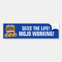 Mojo Fast Luck  Mojo Workin! Bumper Sticker