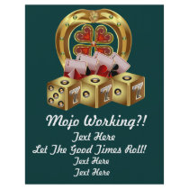 Mojo Fast Luck  Mojo Workin! Flyer Design