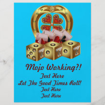 Mojo Fast Luck  Mojo Workin! Full Color Flyer