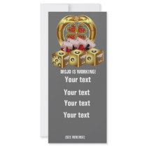 Mojo Fast Luck Personalized Rack Card