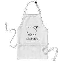 Molar Bear Polar Tooth Bear Aprons