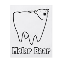 Molar Bear Polar Tooth Bear Flyer Design