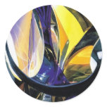 "Molecular Mosaic" Art Glass Watercolor stickers