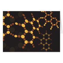 Molecular Structure Greeting Card