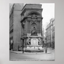 Moliere Fountain, 1844 Print