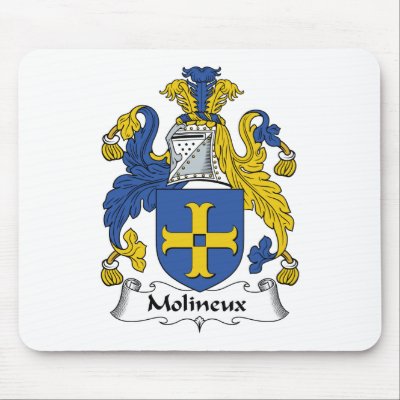 Molineux Family Crest Mouse Pads by coatsofarms