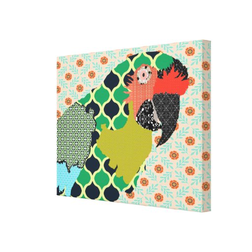 Molly Macaw Canvas Canvas Prints