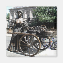 Molly Malone and Wheelbarrow Ireland Magnets