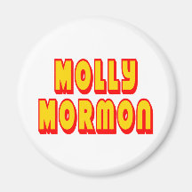 Molly Mormon Refrigerator Magnets