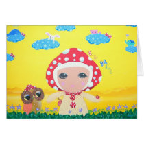 Molly Mushroom Baby In Polka Dottie Whimsy Land