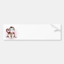 Molly the Monkey Bumper Stickers