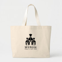 MOLON LABE Triple Threat words Canvas Bag