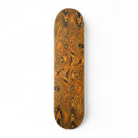 Molten Fire Swirls Skate Deck