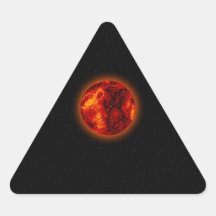 Molten Planet Sticker