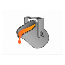 Molten Steel Post Card