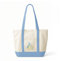 Mom and Baby Bird Canvas Bags