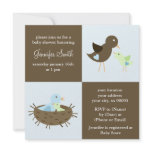 Mom and Baby Bird Shower Invitations