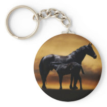 Mom and Baby colt Key Chains