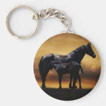 Mom and Baby colt Key Chains