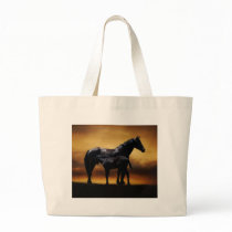 Mom and Baby colt Tote Bag