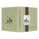 Mom and Baby Deer Photo Album 3 Ring Binder