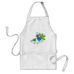 Mom and Baby Peacock Aprons