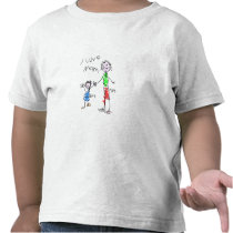 Mom and Me I Love Mom Tshirt